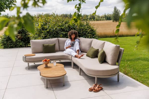 Aluminium Lounge Set Olympus 5 Personen mit Loungetisch