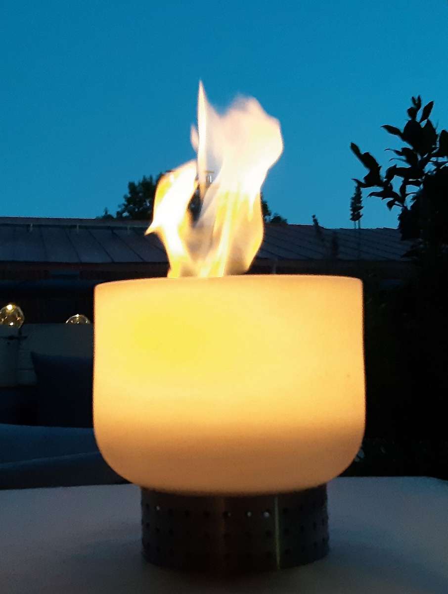 Rauchfreie Feuerschale NEWIMAGE Tisch-Feuerstelle Aus Ethanol – 35 Cm, Für Innen & Außen – Sauber Brennend Ohne Rauch Camping Waschmaschine
