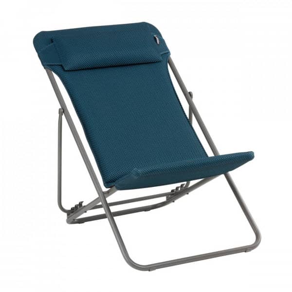 Gepolsterter Klapp-Liegestuhl mit Kopfkissen Maxi Transat +-BeComfort®