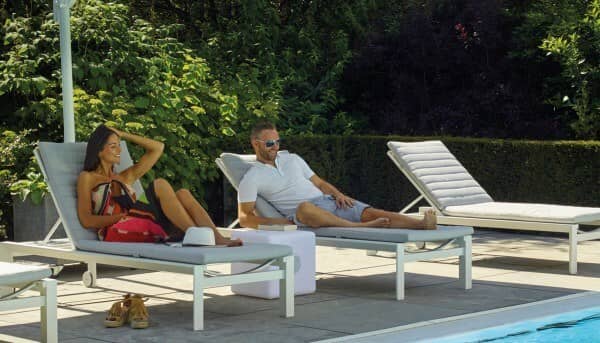 Life Aluminium Sonnenliege Delta Sunlounger