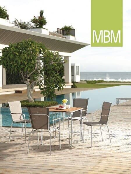 MBM Schmiedeeisen & Resysta Sitzgruppe "Papillon" : gartenmode.de