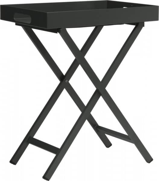 Aluminium Tabletttisch schwarz