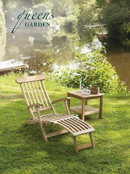 Queen's Garden Sonnenliege "York" Teakholz: gartenmode.de