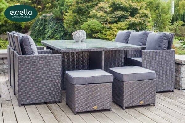 runde essgruppen im freien esszimmermöbel essella polyrattan sitzgruppe vienna 6personen runde essgruppen im freien esszimmermöbel essella polyrattan sitzgruppe vienna 6personen