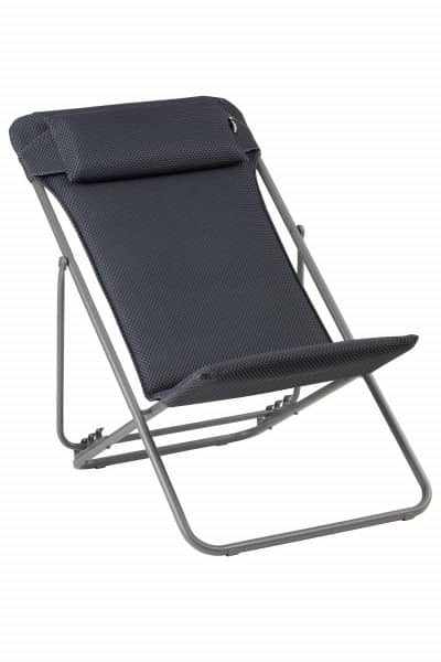 Gepolsterter Klapp-Liegestuhl mit Kopfkissen Maxi Transat +-BeComfort®