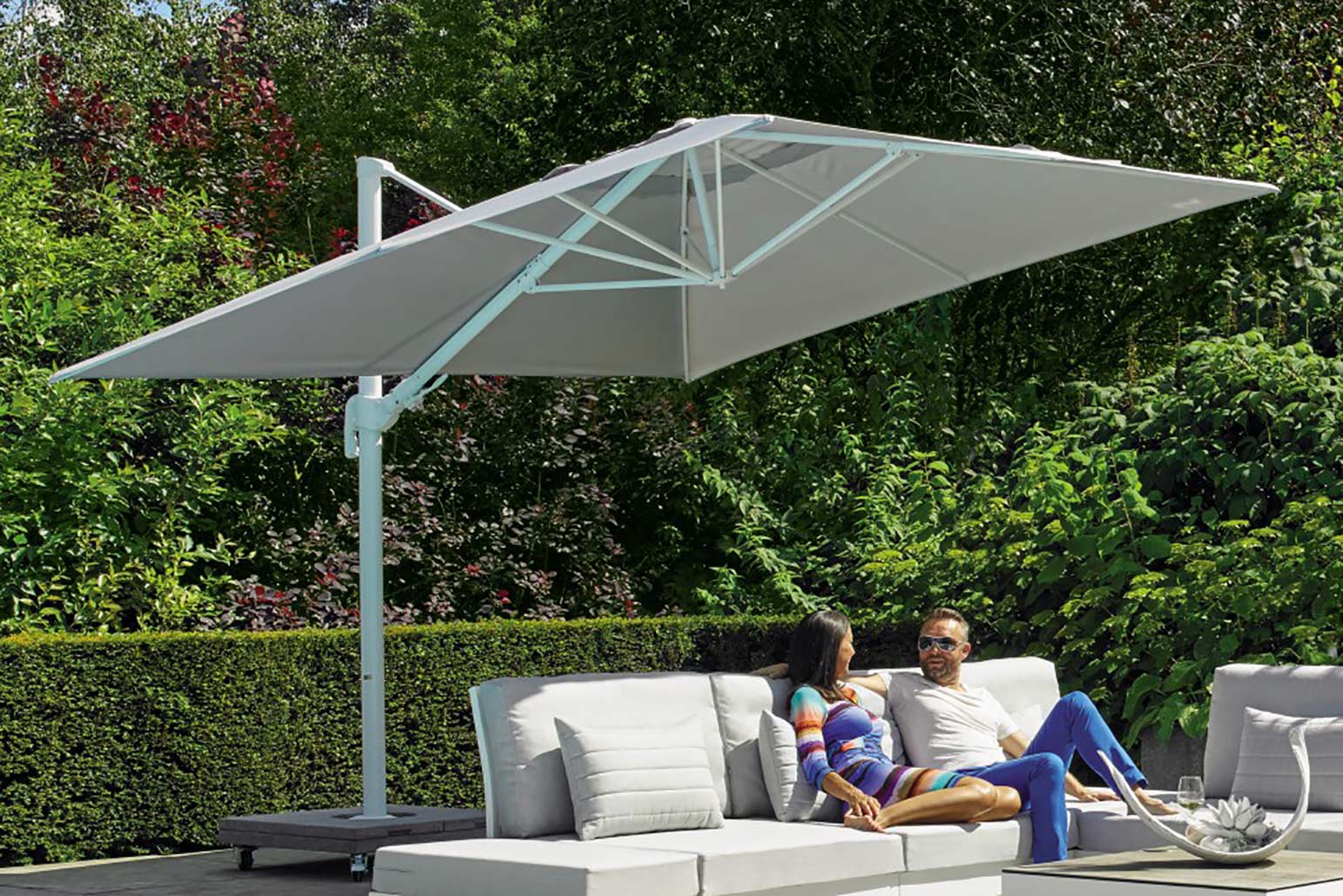schade zonlicht tent Sonnenschirm LIFE Palermo 3x3 m | TOO-Design Gartenmöbel